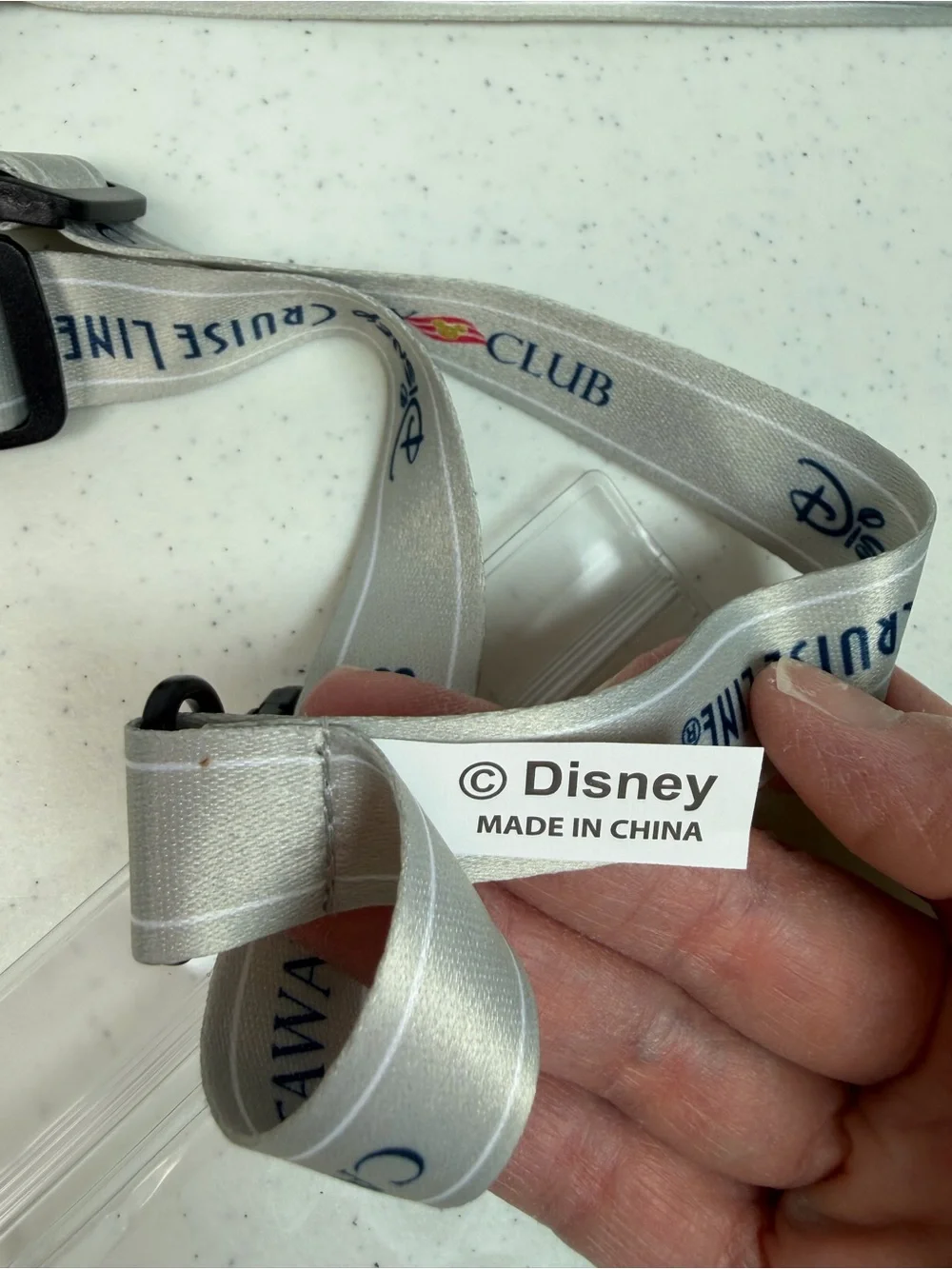 Disney Cruise Line Castaway Club Lanyards with Waterproof ID Holders Set of 2